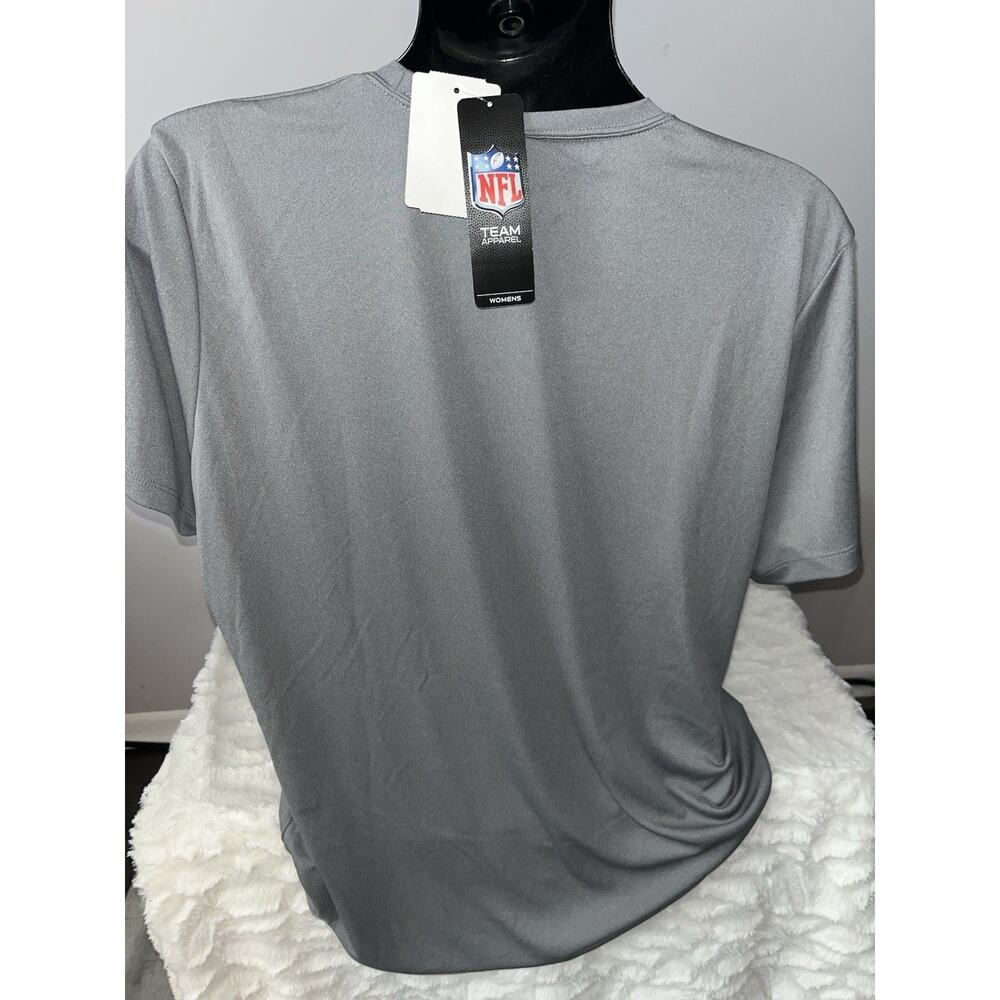 Miami Dolphins NFL Women's Gray Short Sleeve T Shirt NFL Pro Line Size XL NWT - Picture 2 of 2